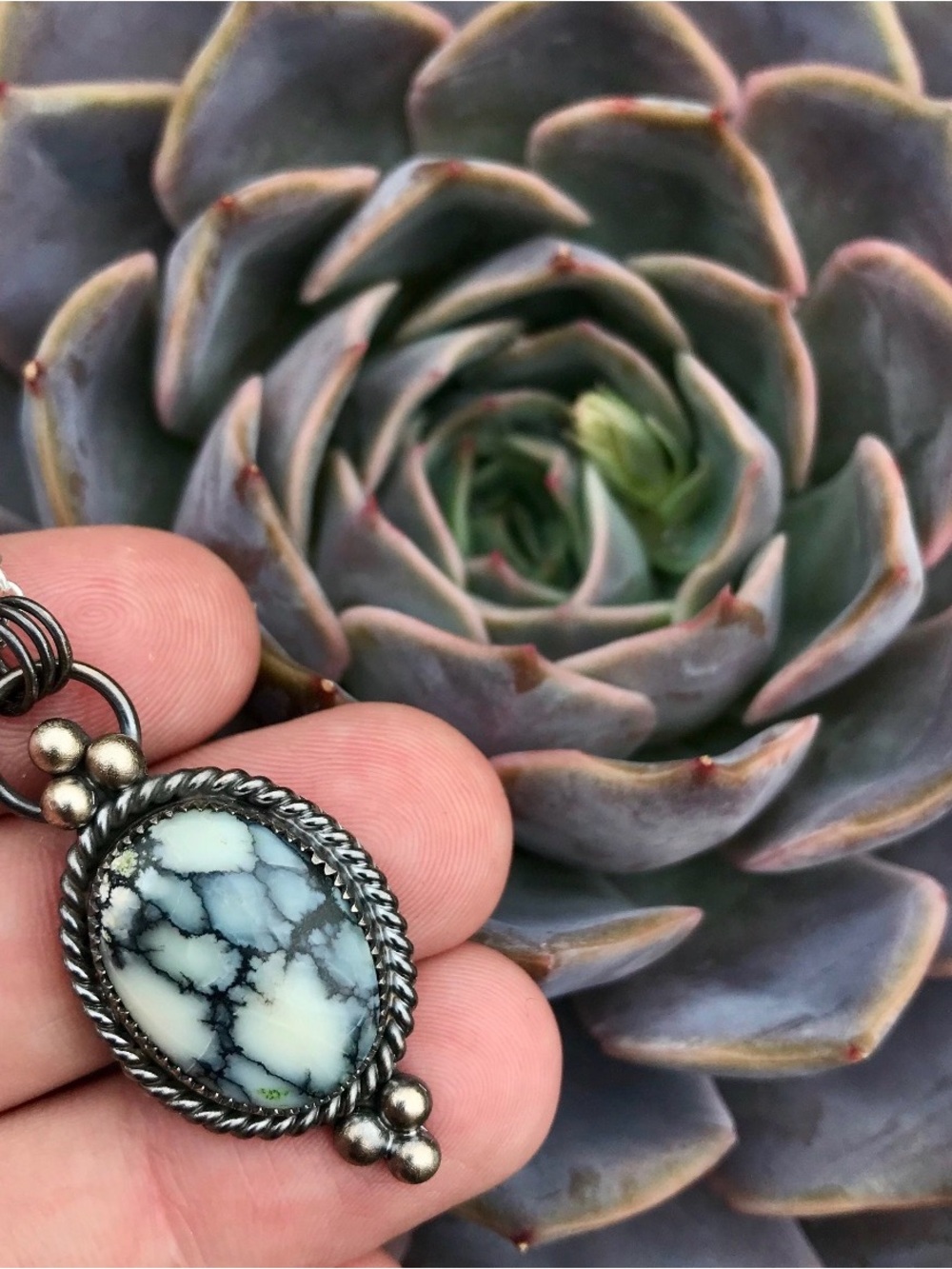 Cloud Mountain Turquoise Pendant